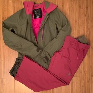 Burton AK snowboarding suit